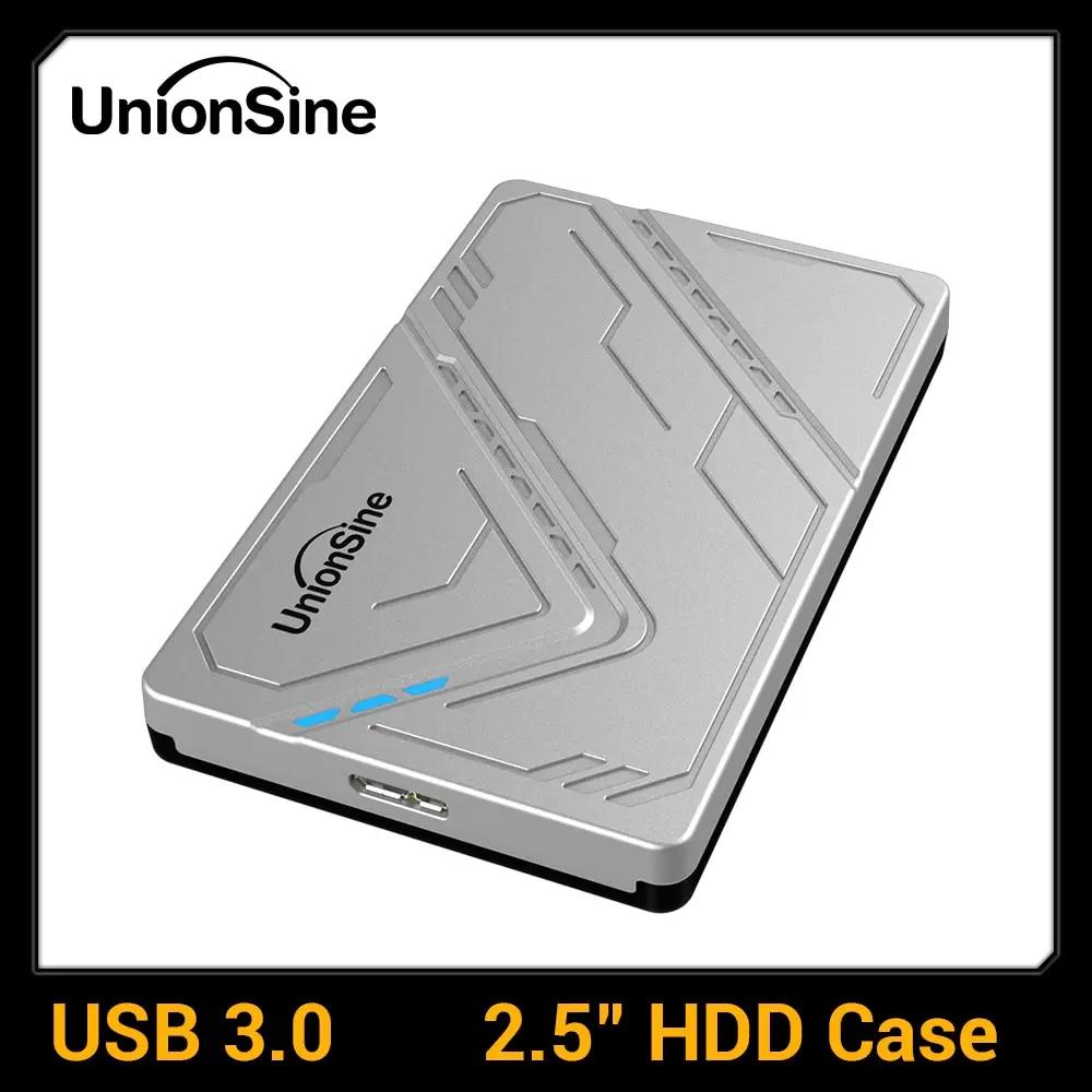 UnionSine USB 3.0 MicroB  丮 HDD ̽, SATA 6Gbps HDD SSD ϵ ̺ Ŭ  UASP, PC ƮϿ, 2.5 ġ
